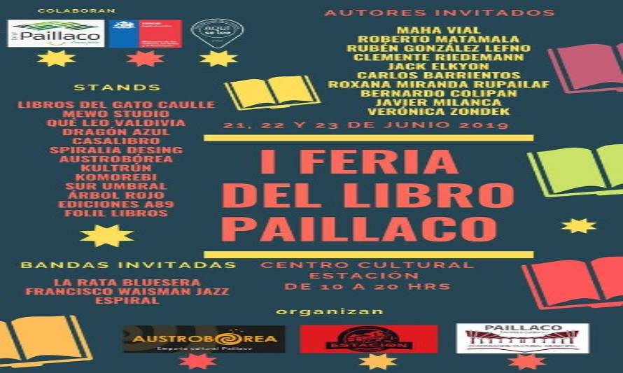 Primeria Feria del Libro de Paillaco fusionará lo mejor de la literatura y el jazz regional