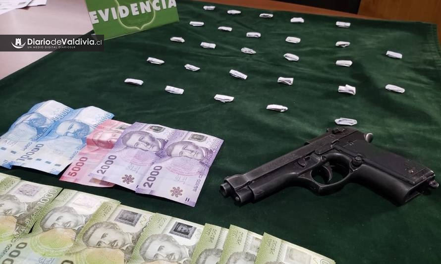 Dos detenidos por microtráfico de drogas en Valdivia