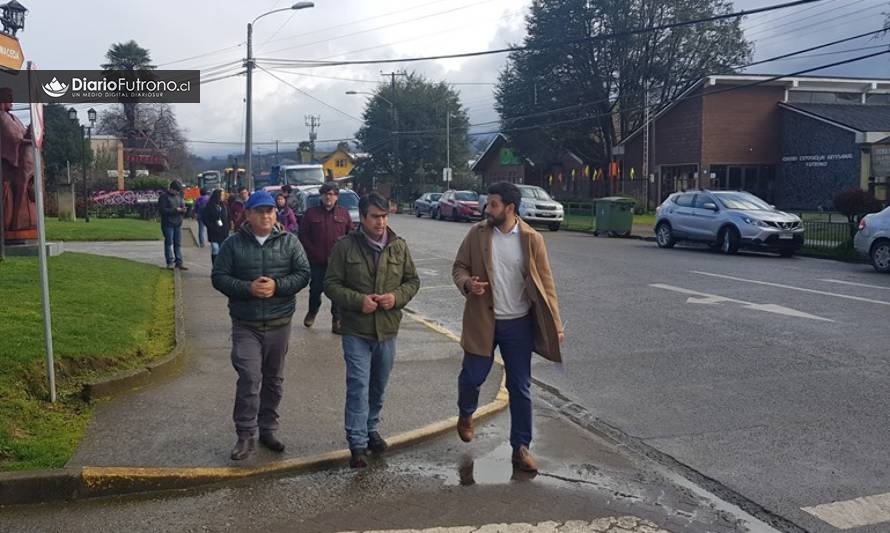 Municipio de Futrono da el vamos a polémico proyecto de mejoramiento de calle Balmaceda