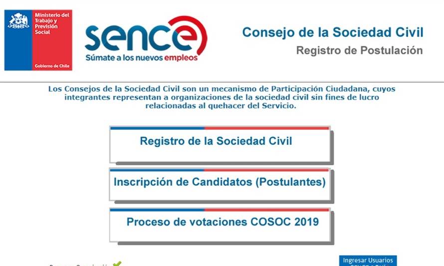 Sence Los Ríos invita a participar en el Consejo de la Sociedad Civil