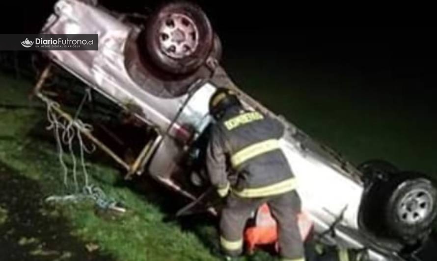 Un lesionado tras accidente en Ruta  Futrono-Llifén