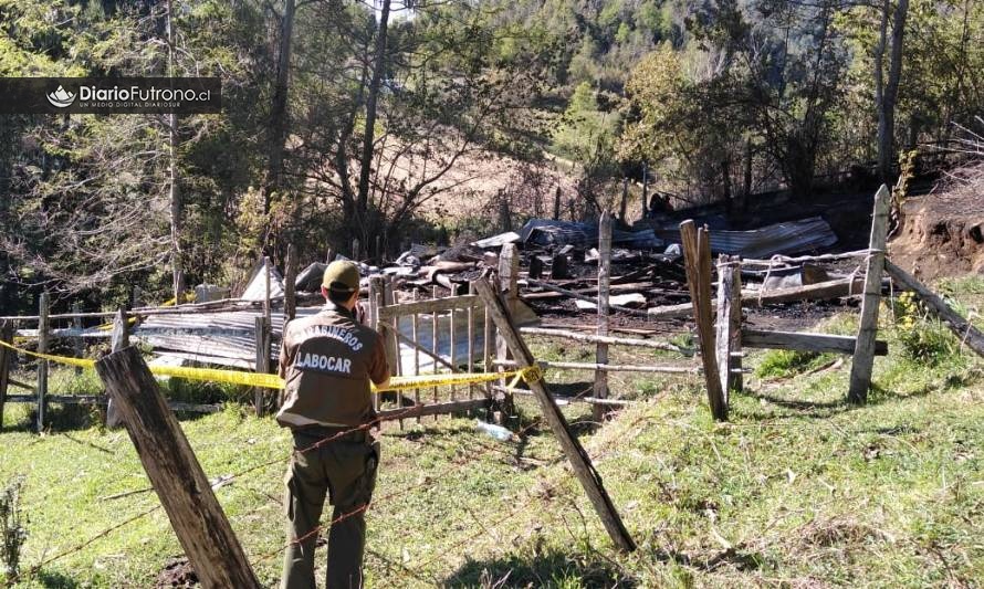 Imputado por incendio en Curriñe quedó con arresto domiciliario mientras fiscalía investiga