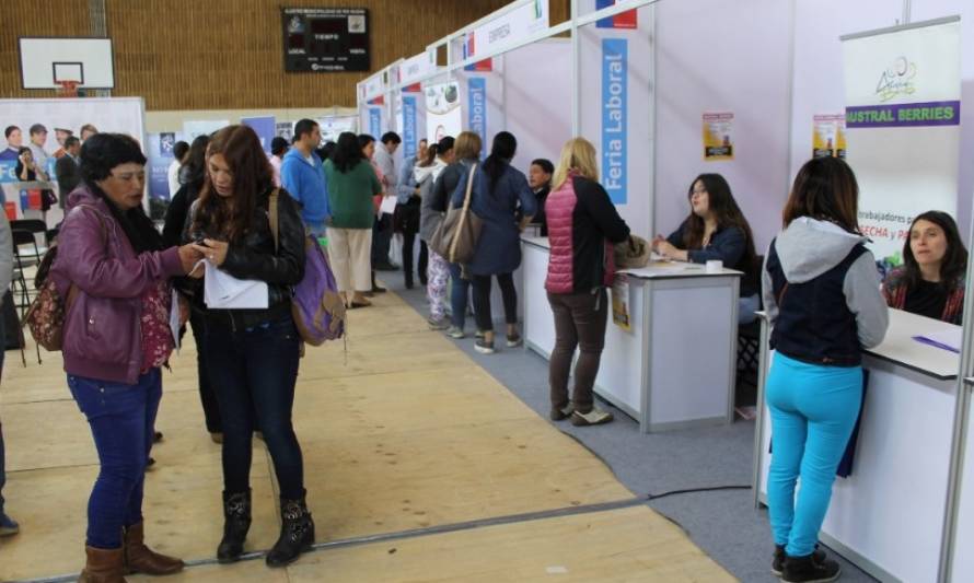 Se estimó un desempleo de 4,8% para la Región de Los Ríos en el trimestre junio-agosto