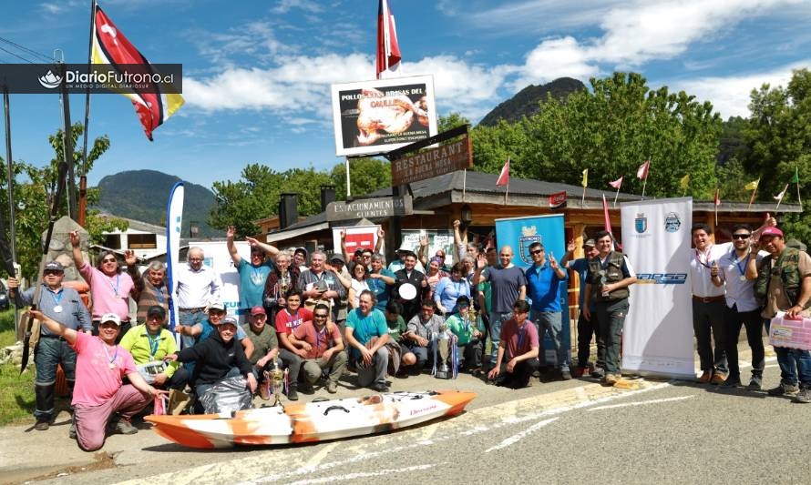 Campeonato binacional abrió temporada de pesca recreativa en Futrono