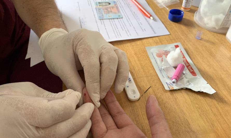 Autoridad sanitaria ha realizado más de 350 test rápido VIH durante diciembre en Los Ríos