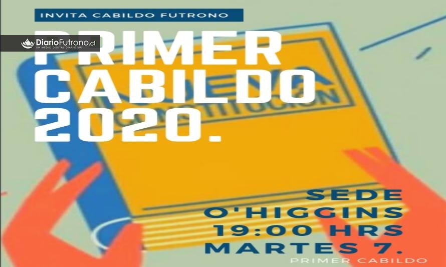 Se invita al 1er Cabildo Autoconvocado del año 2020 en Futrono