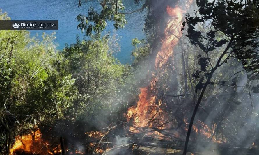 Bomberos controló incendio iniciado en una quema autorizada en fundo Filopulli 
