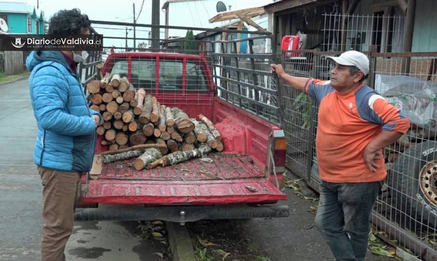 Llaman a votar por proyecto de galpón comunitario para secar leña en barrio de San José