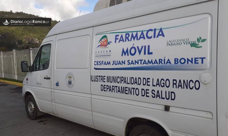 Lago Ranco habilitó farmacia móvil para sectores rurales de la comuna