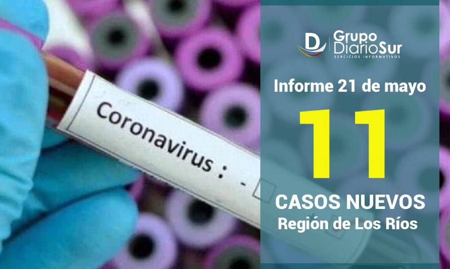 Región de Los Ríos: reportan 11 casos en las últimas 24 horas 