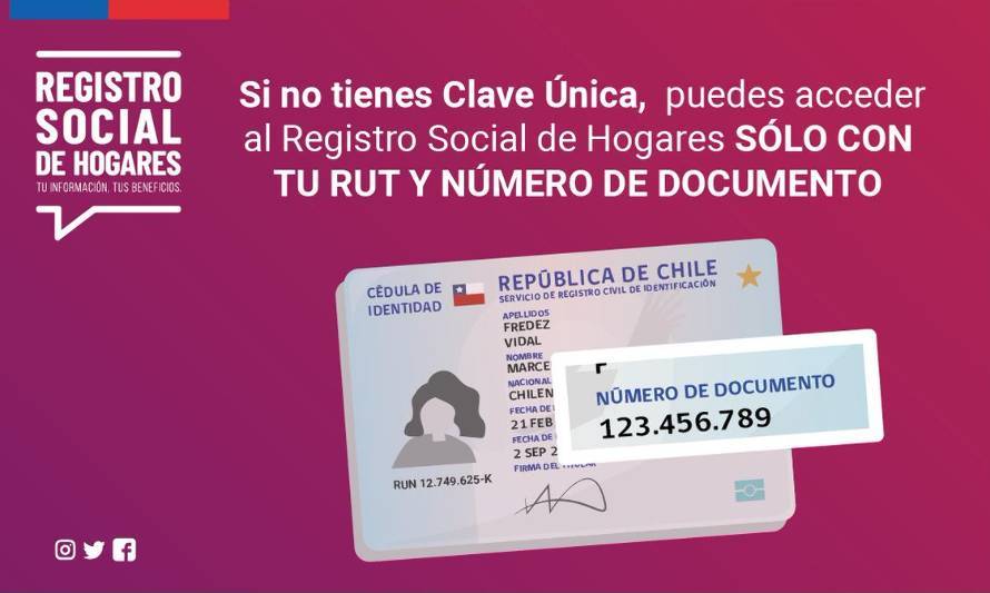 Ya puedes acceder al Registro Social de Hogares sin “Clave Única”