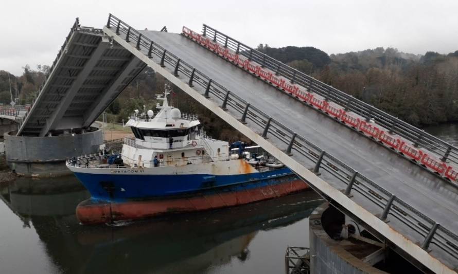 MOP realizará este martes nueva apertura del puente Cau Cau