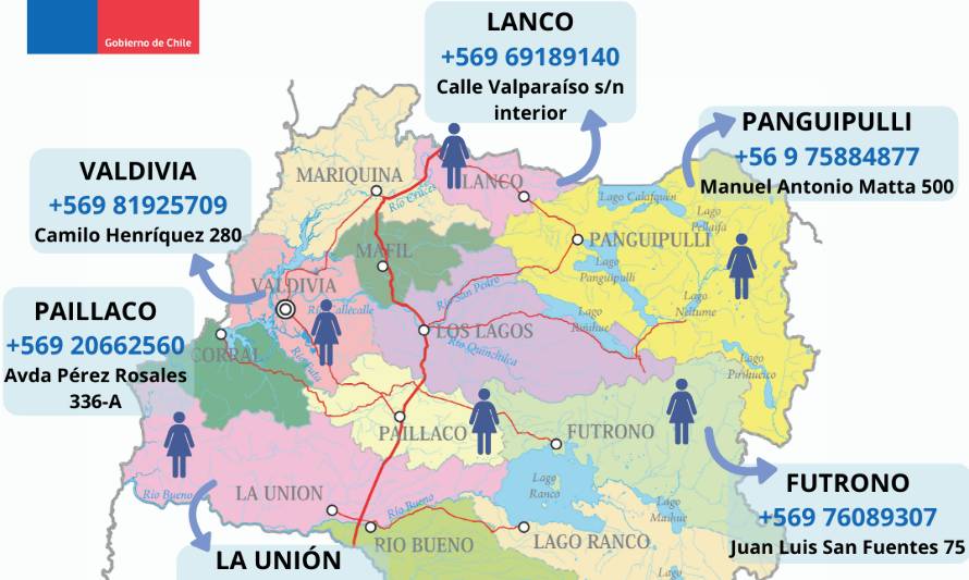 Coordinan acciones en Circuito Intersectorial de Femicidios en Los Ríos

