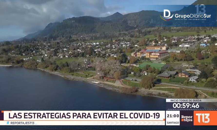 Canal 13 destacó a Lago Ranco por sus estrategias contra el covid-19