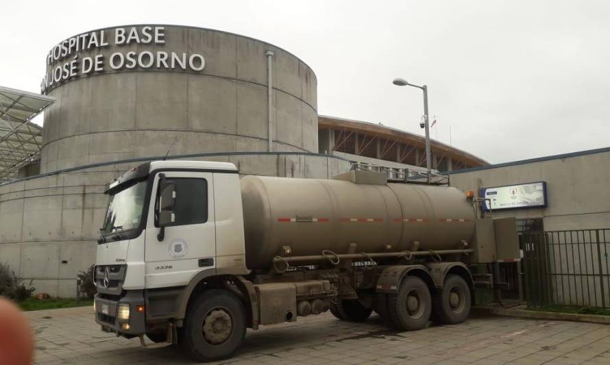 Hospital de Osorno sufrió falla en matriz de distribución de agua