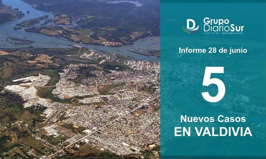 Valdivia confirma 5 nuevos contagios de Covid-19