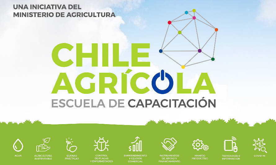 Plataforma web Escuela de Capacitación Chile Agrícola suma numerosos usuarios