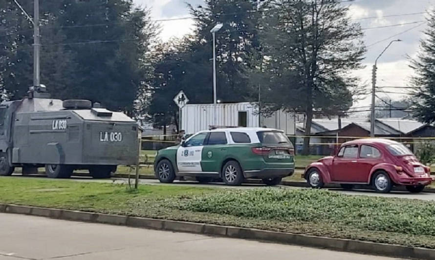 Gobierno se querelló por ataque a Carabinero en CAI de Guacamayo 