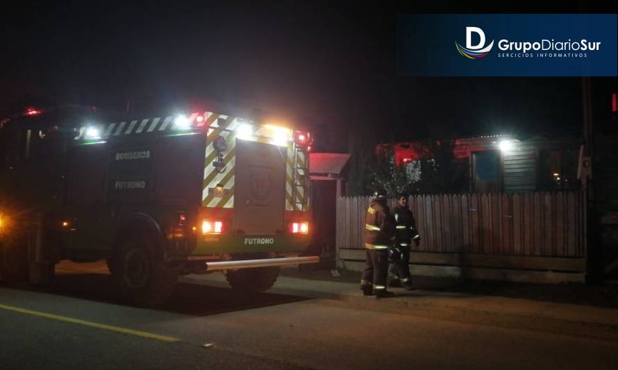 Inflamación de cañón movilizó a Bomberos de Llifén 