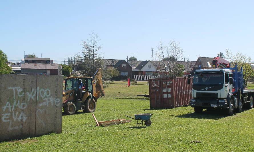 Pese a demanda judicial comienzan obras en Parque Krahmer II