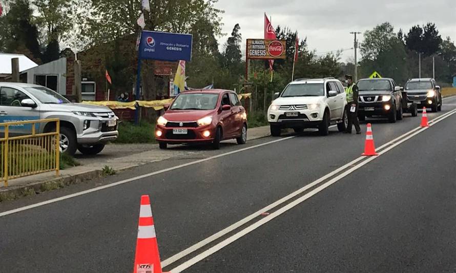 9 detenidos por no portar salvoconducto en comunas cuarentena