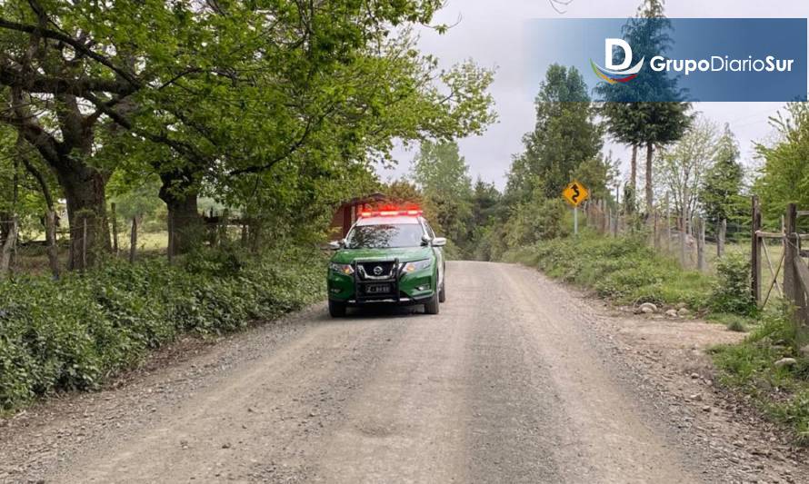 2 detenidos por robo de madera desde predio particular en Corral