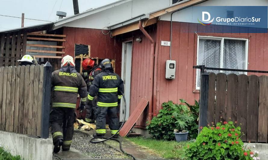 Amago de incendio afectó a vivienda de calle 21 de mayo