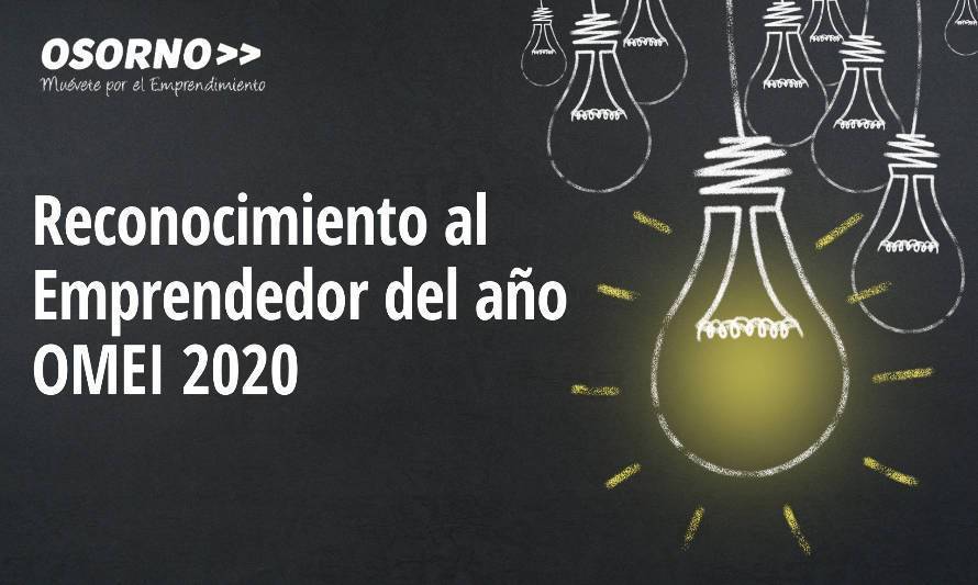 Este lunes se premiarán a los Emprendedores del Año Omei 2020