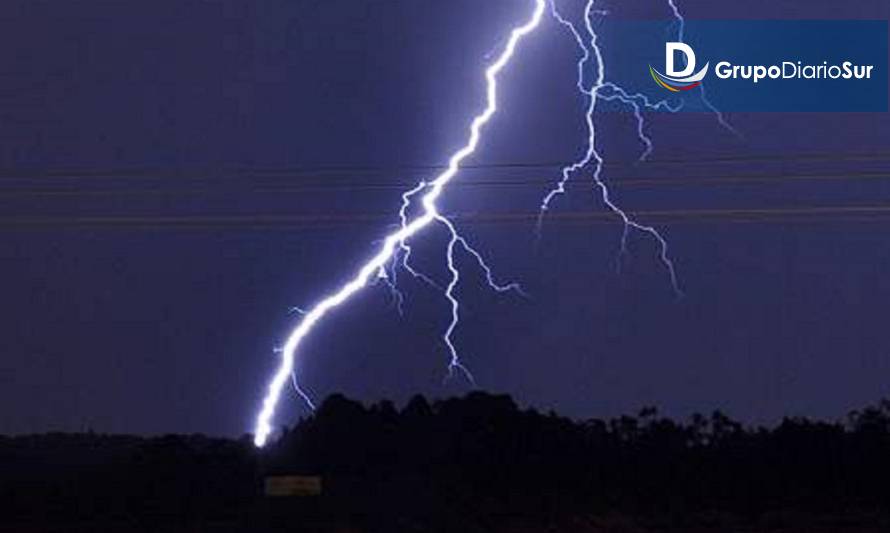 Alerta Temprana Preventiva para Los Ríos por tormentas eléctricas