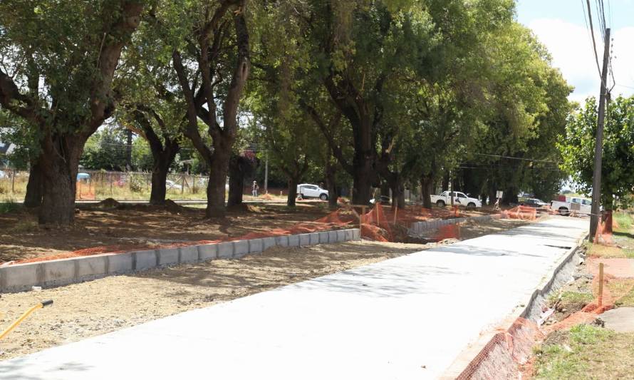 Río Bueno: Avenida Balmaceda ya tiene un 25% de avance en su primera etapa de ejecución