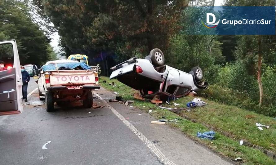 Identifican a fallecido en accidente en la ruta Valdivia-Paillaco