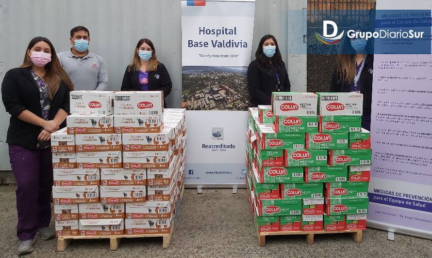 Hospital Base recibe donación de Colun por Día del Trabajo