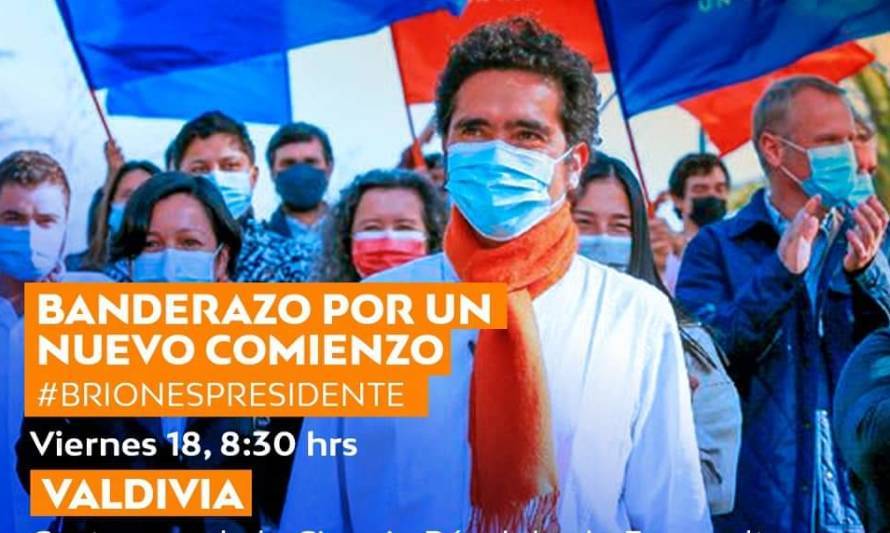 Este viernes se realizará banderazo por precandidato presidencial Ignacio Briones en Valdivia