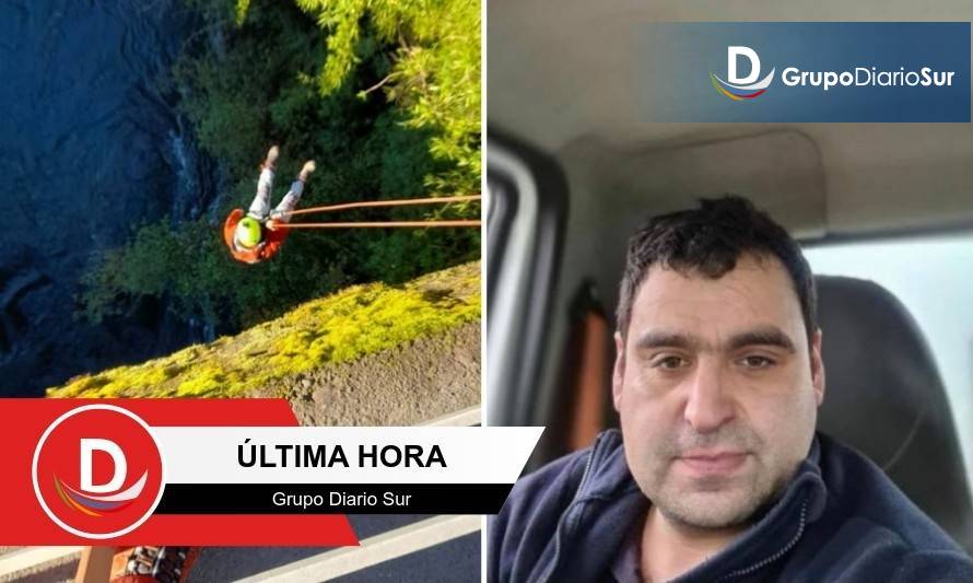 Dron y bomberos apoyan a URAT en la búsqueda de desaparecido en Río Bueno
