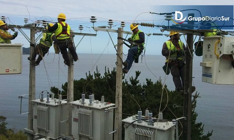 Saesa realizará obras para robustecer la red eléctrica y minimizar efecto de fallas de suministro en Valdivia