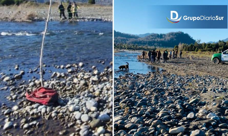 Encuentran pertenencias de pescador desaparecido en Maihue