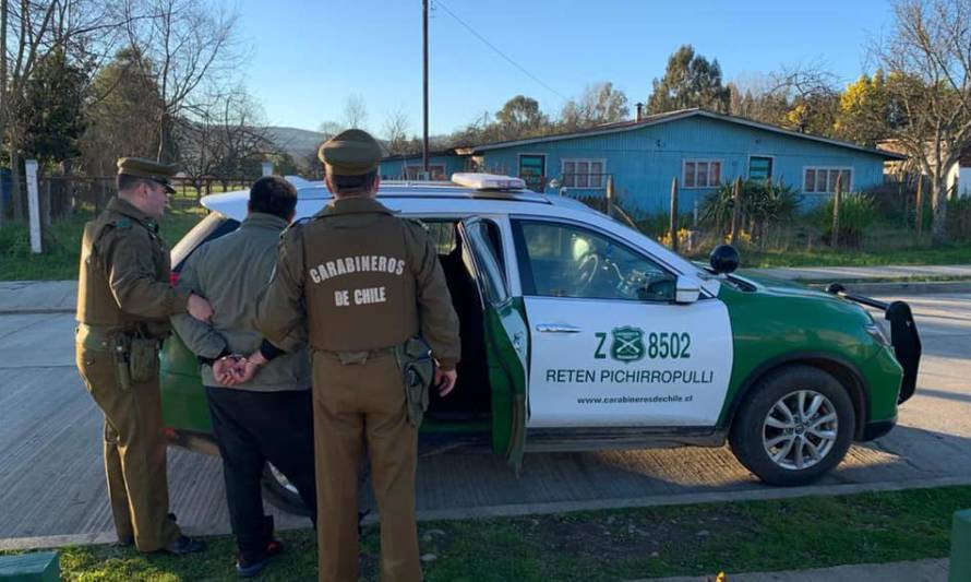 Sujeto fue detenido en Paillaco por encañonar a conductor