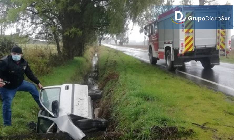 Accidente en ruta Paillaco-Nontuelá