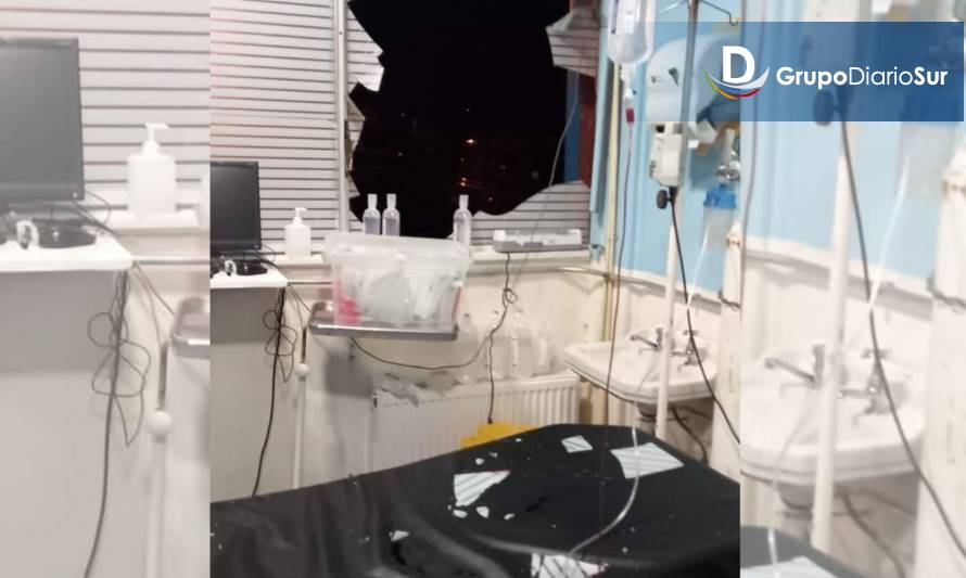 PDI indaga violenta riña que terminó con destrozos en hospital de Los Lagos
