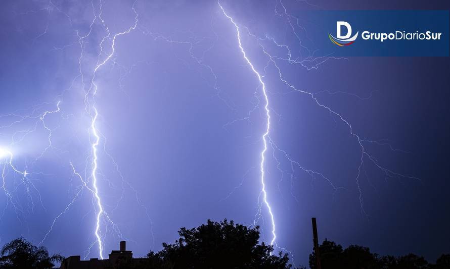 Tormenta eléctrica desveló a la Región de Los Ríos 