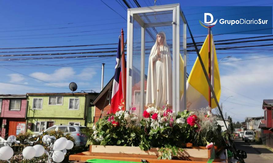 Imagen de la Virgen de Fátima llega a la Catedral