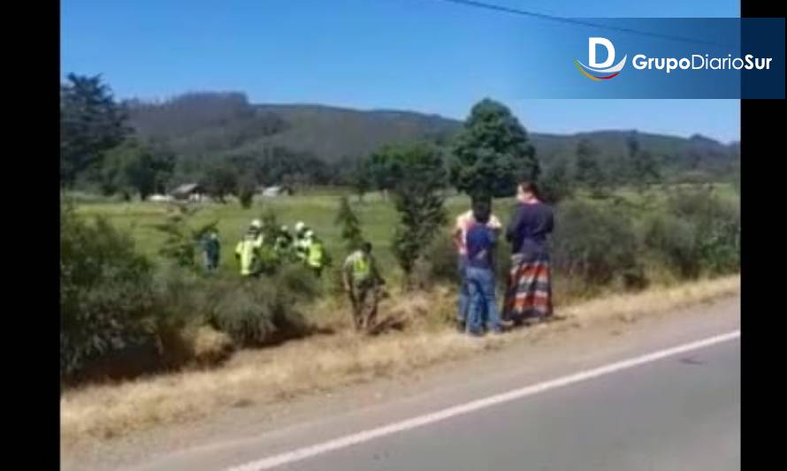 Alarma en Paillaco por accidente camino a Itropulli