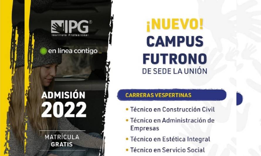 Instituto IPG inaugura nuevo Campus en Futrono aportando educación descentralizada