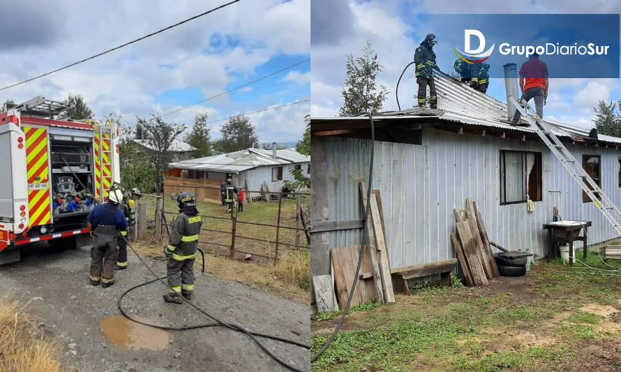 Alarma por incendio en Futrono