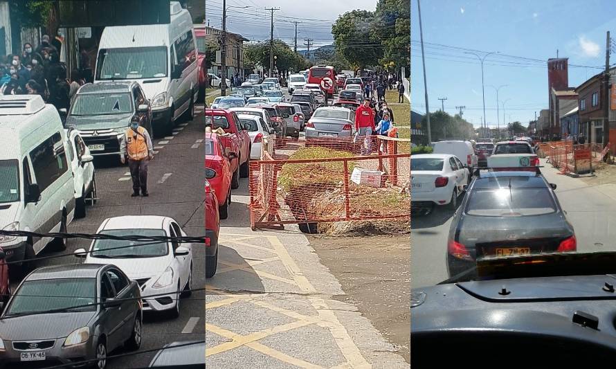 Fotoreportaje: Valdivia al borde del colapso vial 