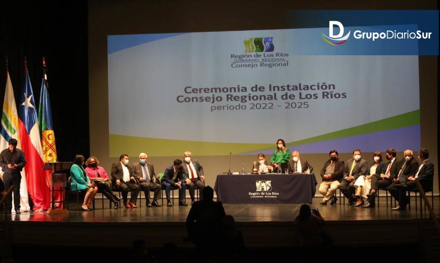 Los Ríos instaló a su nuevo Consejo Regional 2022-2025