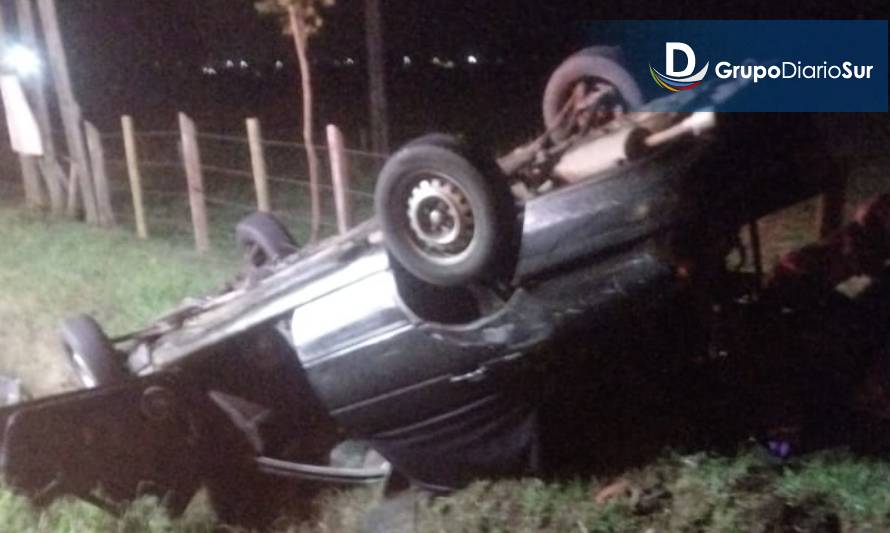 Volcamiento en cercanías del puente Socoepa, Paillaco