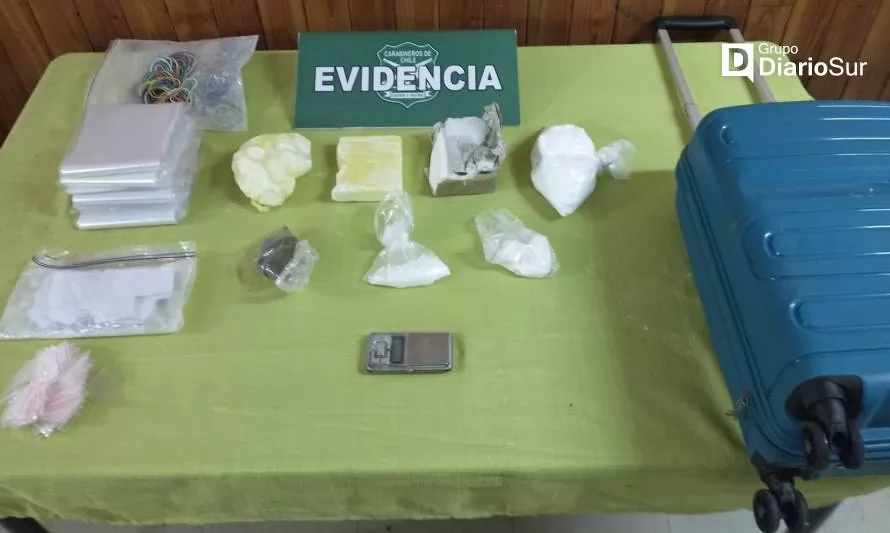Carabineros detuvo a dos personas por porte de droga en Mariquina