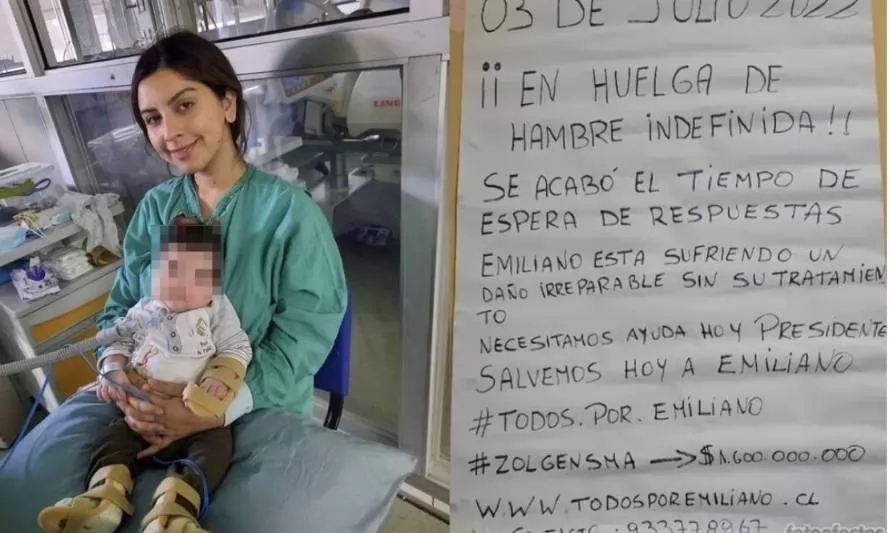 Madre de Emiliano iniciará huelga de hambre y exige ser escuchada por Presidente Boric
