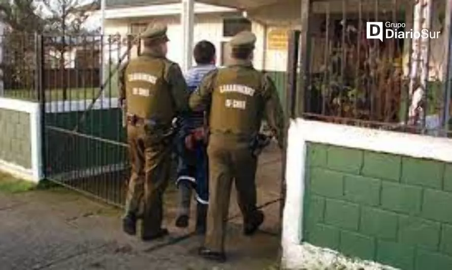 Paillaco: Detienen a hombre con orden de captura por robo